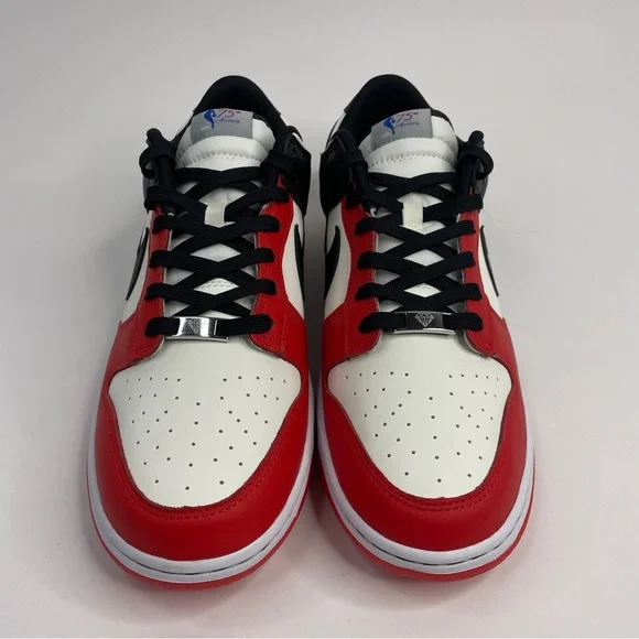 Nike Dunk Low Retro EMB X NBA 75th Anniversary “Bulls” 2023 - Picture 2 of 5